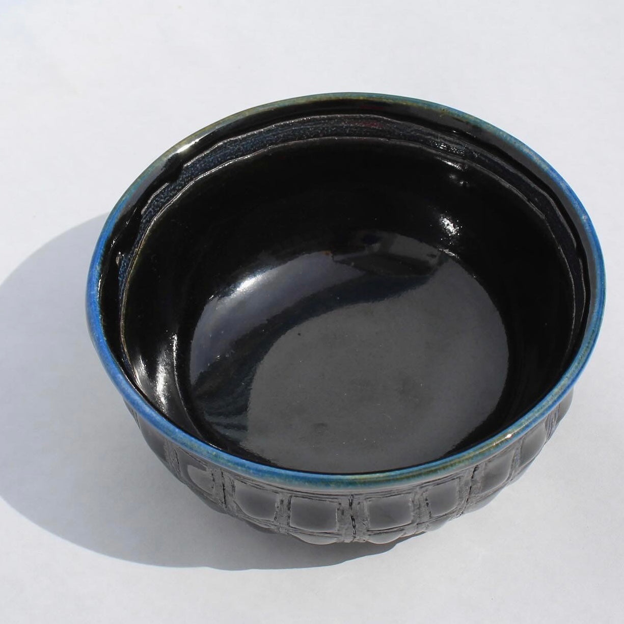 Indigo Window Bowl