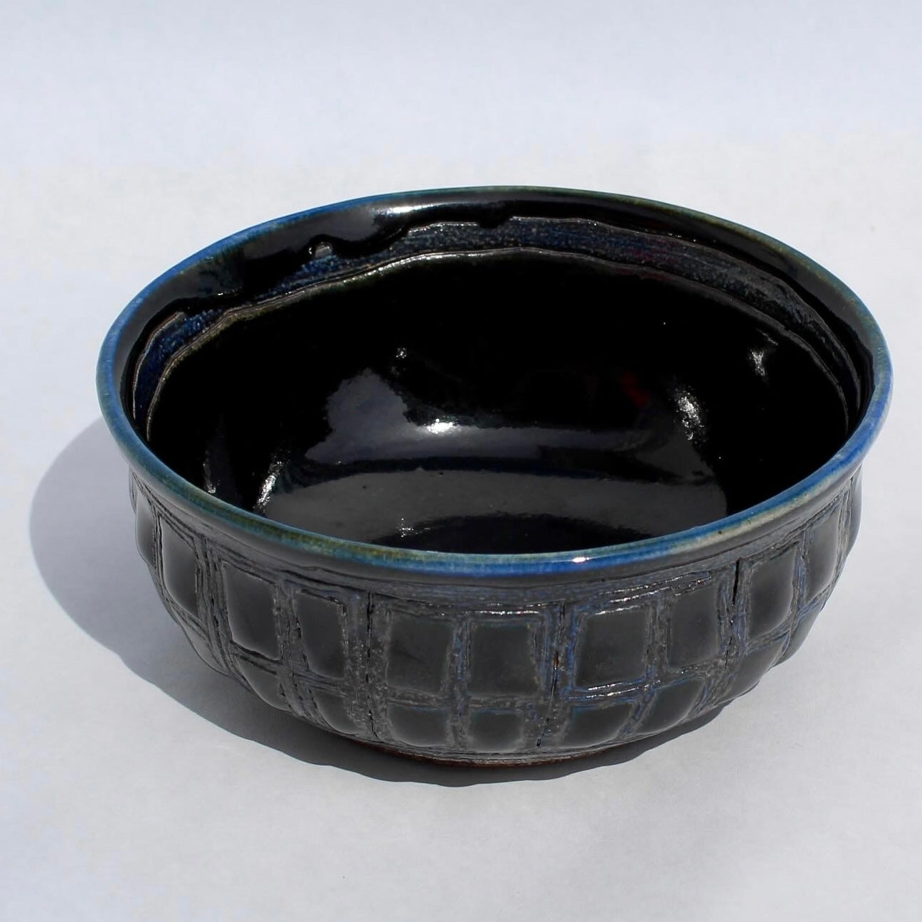 Indigo Window Bowl