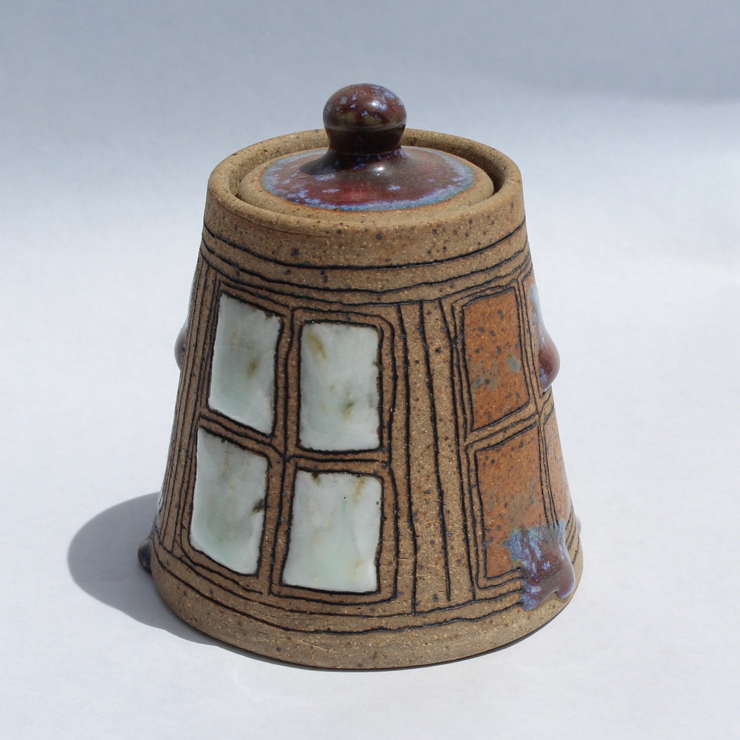 Lidded Window Jar