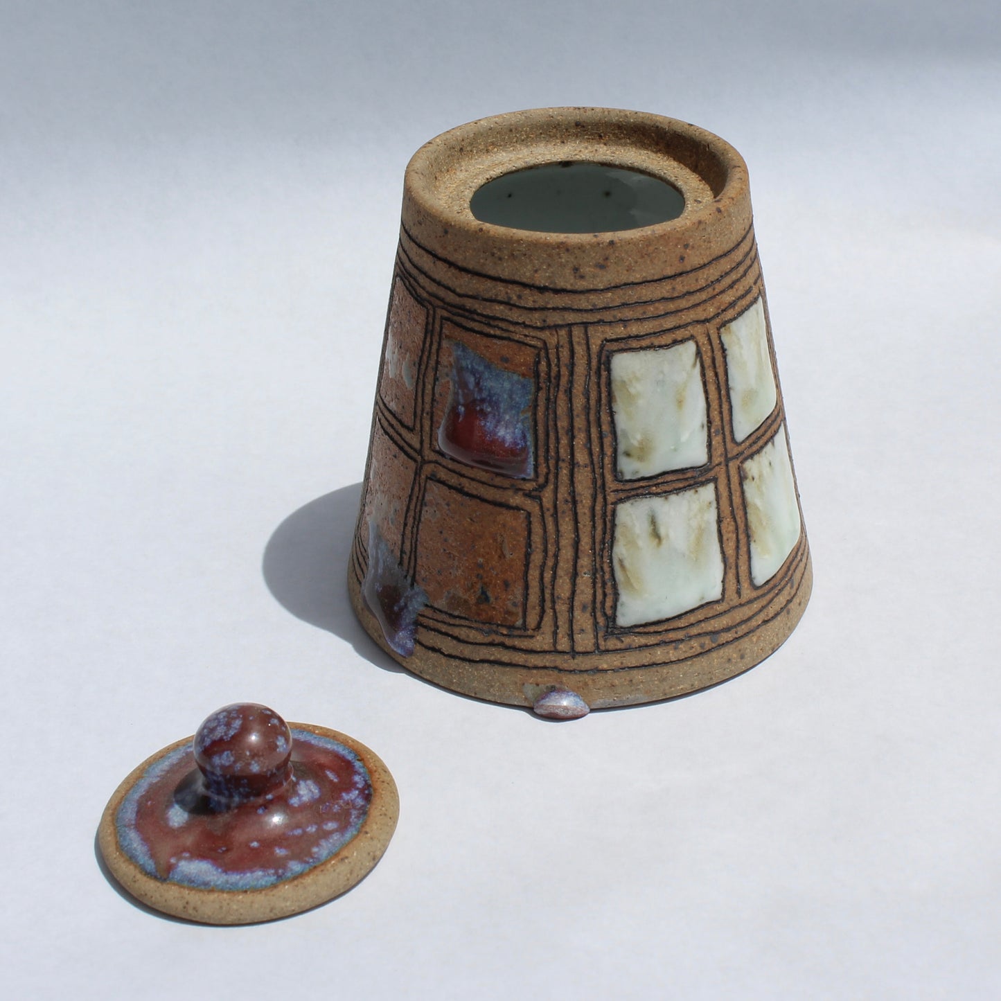 Lidded Window Jar