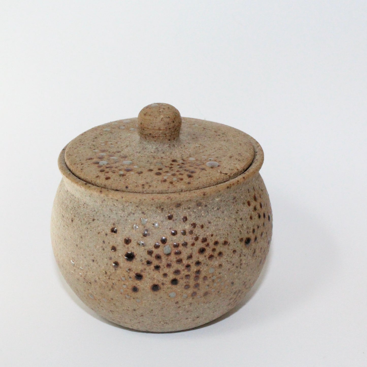 Speckled & Spotted Lidded Jar